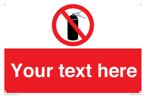 Custom prohibition no aerosol